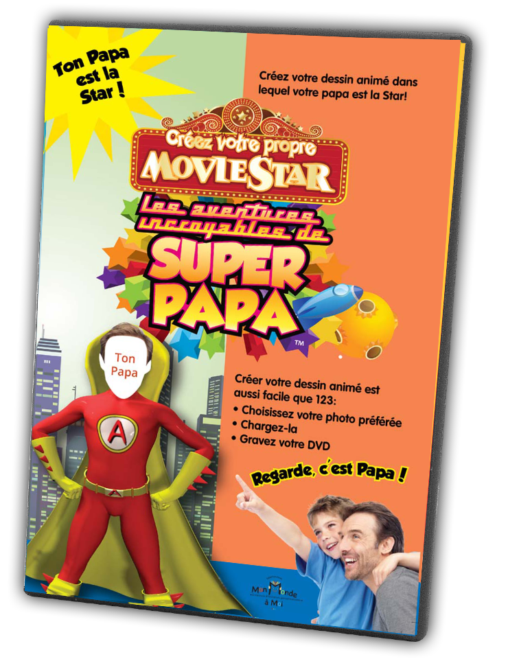 Amazing dad DVD personnalisé